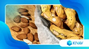 Biscotti cantucci con mandorle