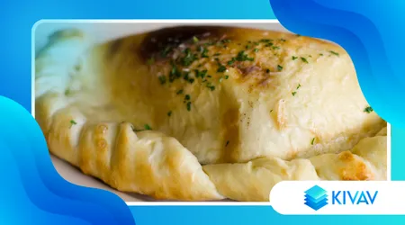 Calzone ripieno al forno