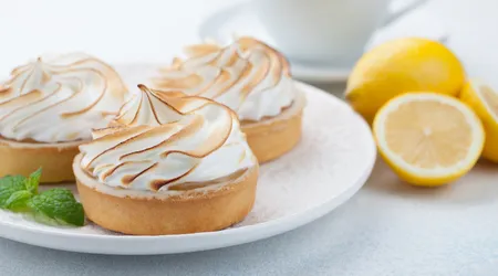 Crostata con crema di limone