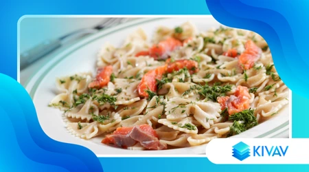 Farfalle al salmone e panna