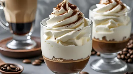 Semifreddo al caffè: fresco e cremoso