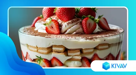 Ricetta semplice del tiramisù alle fragole
