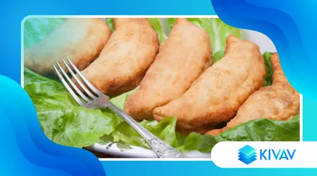 Panzerotti fritti con ripieno di cime di rapa e scamorza