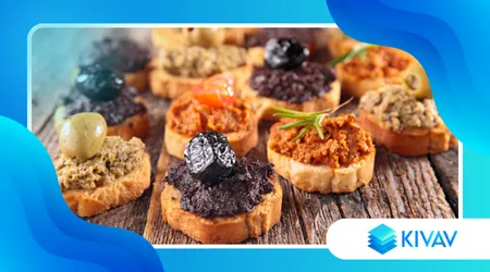 Crostini al tartufo nero