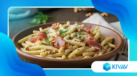 Trofie Speck e Noci