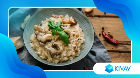 Risotto al Barolo con scaglie di Castelmagno