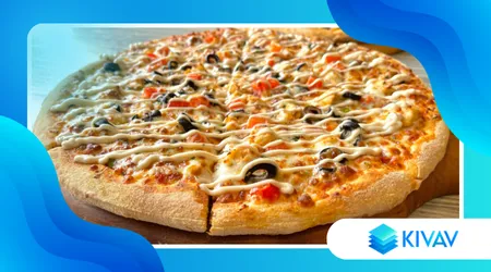 Pizza con impasto al vino bianco