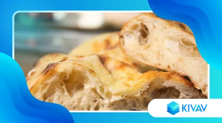 Pizza bianca romana con mortadella