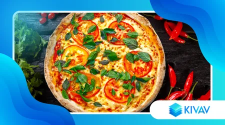 Pizza con impasto al vino bianco