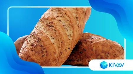 Pane con farina di farro e miele d’acacia