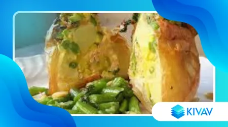 Cipolle ripiene alla ligure con pane