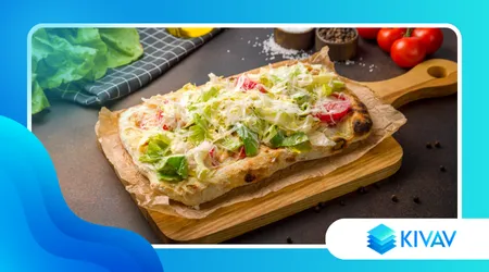 Pinsa romana croccante con impasto idratato