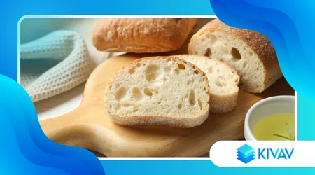 Pane proteico italiano con farine alternative