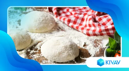 Pizza laminata croccante con impasto sfogliato moderno