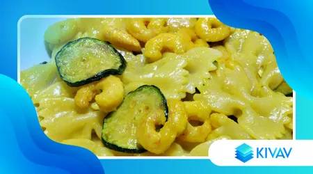 Pasta cremosa primaverile con zucchine