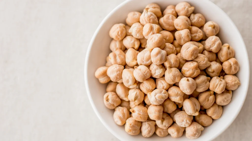 Pasta proteica con ceci cremosi
