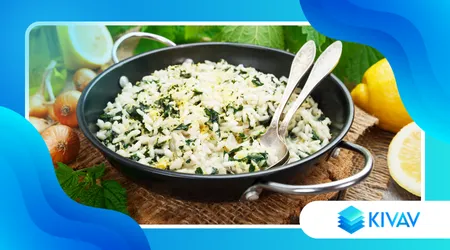 Risotto agrumato moderno con limone