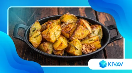 patate al forno alla romana con rosmarino e aglio