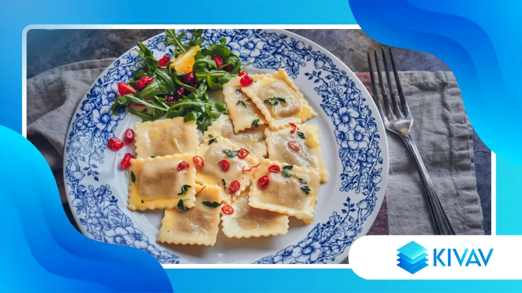 Ravioli burro e salvia rivisitati