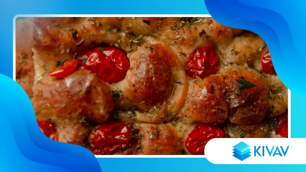 focaccia barese con patate nell'impasto