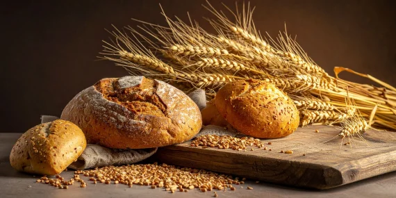 Pane rustico con lievito madre e crosta croccante
