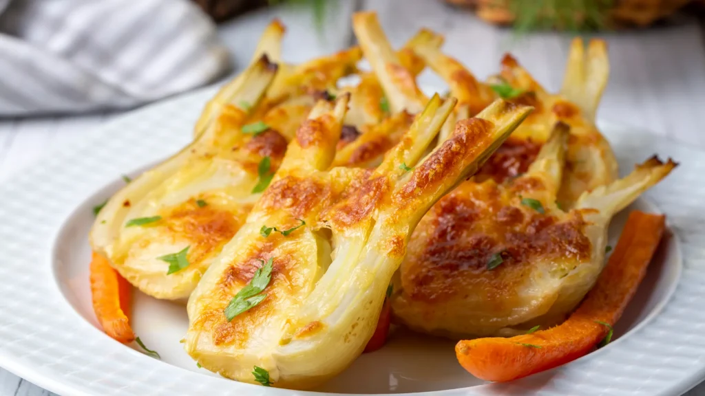 Finocchi gratinati al forno