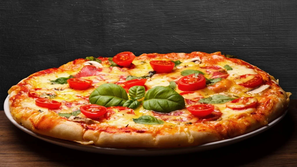 Pizza nel ruoto cilentana