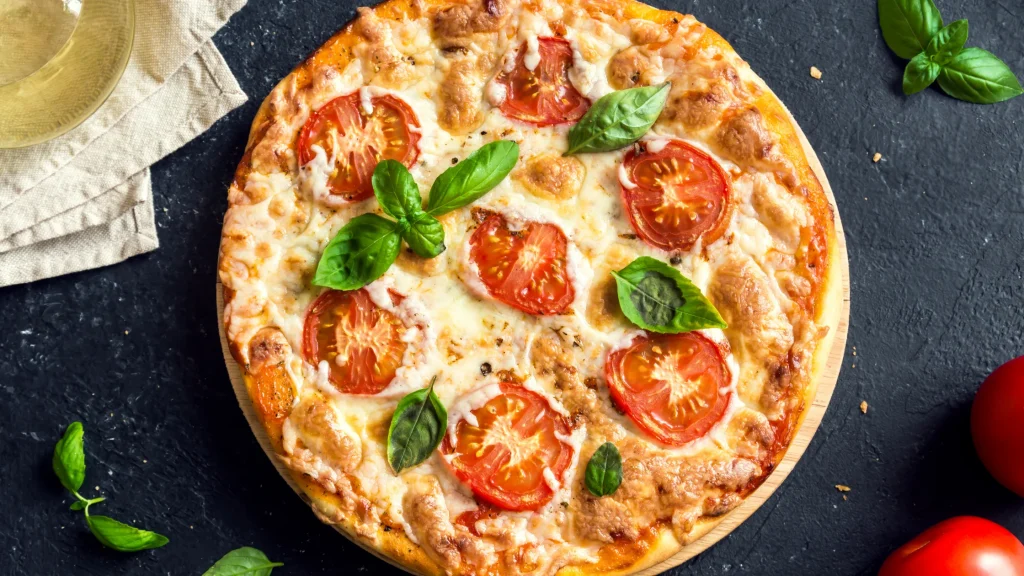 Pizza nel ruoto cilentana